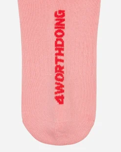 4 Worth Doing Underwear^Logo Socks Pink