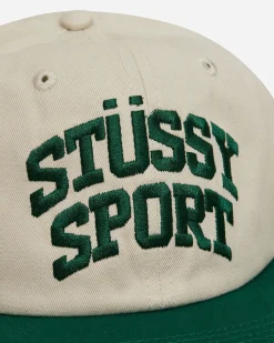 Stüssy Hats|Hats^Logo Sport Cap Natural