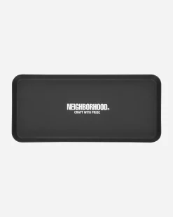 Neighborhood Home^Logo Steel Tray Black