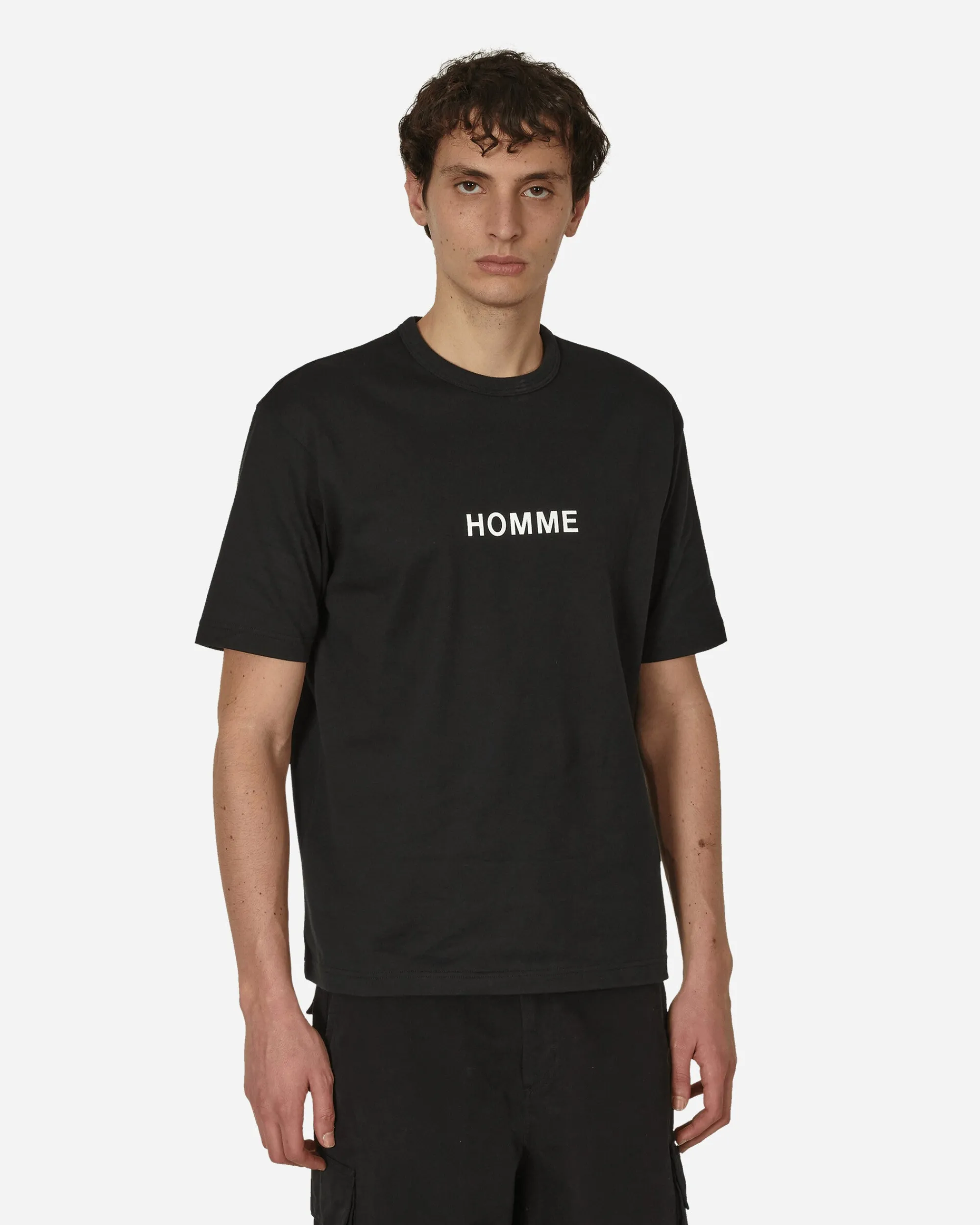 Comme Des Garçons Homme T-Shirts^Logo T-Shirt Black