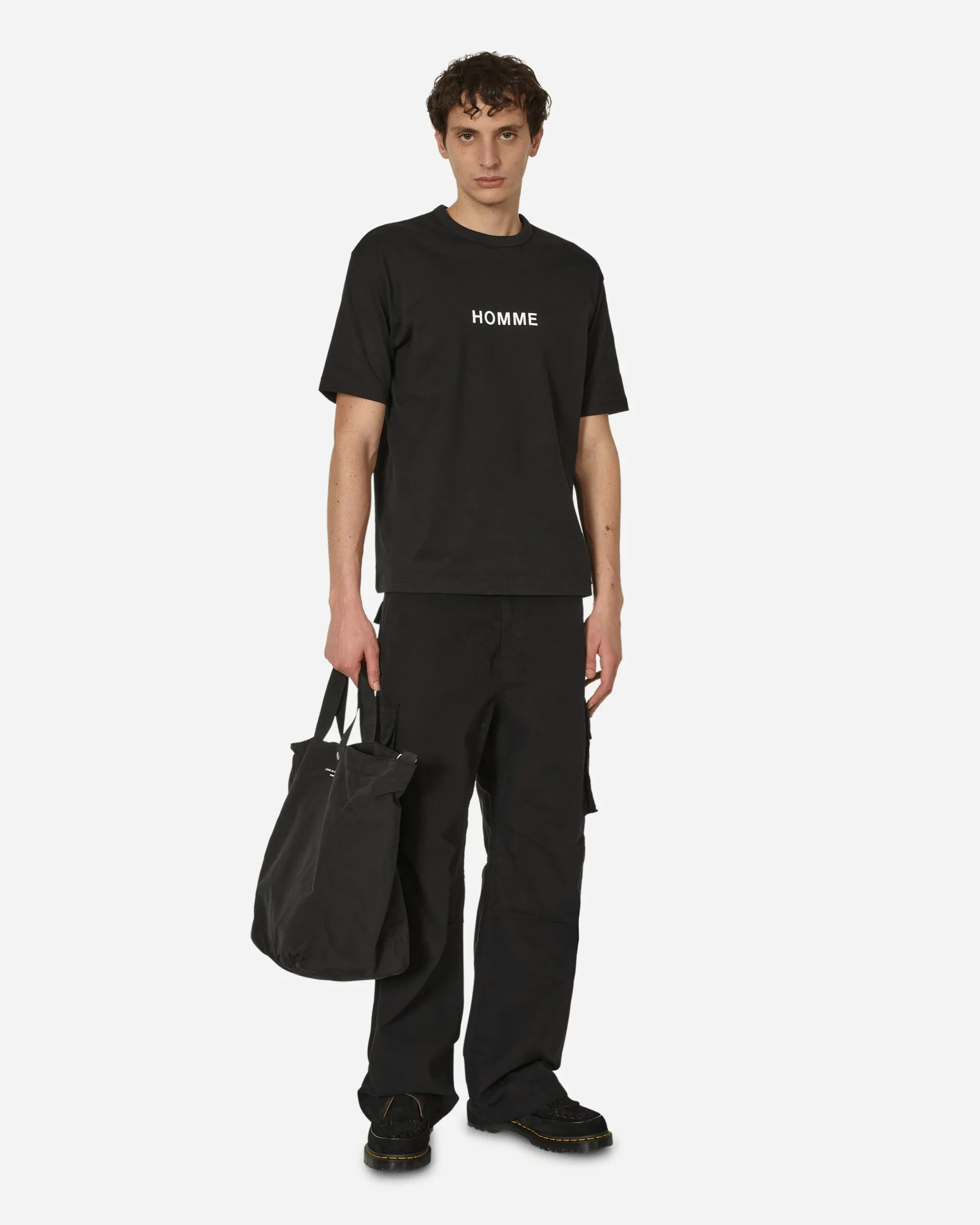 Comme Des Garçons Homme T-Shirts^Logo T-Shirt Black