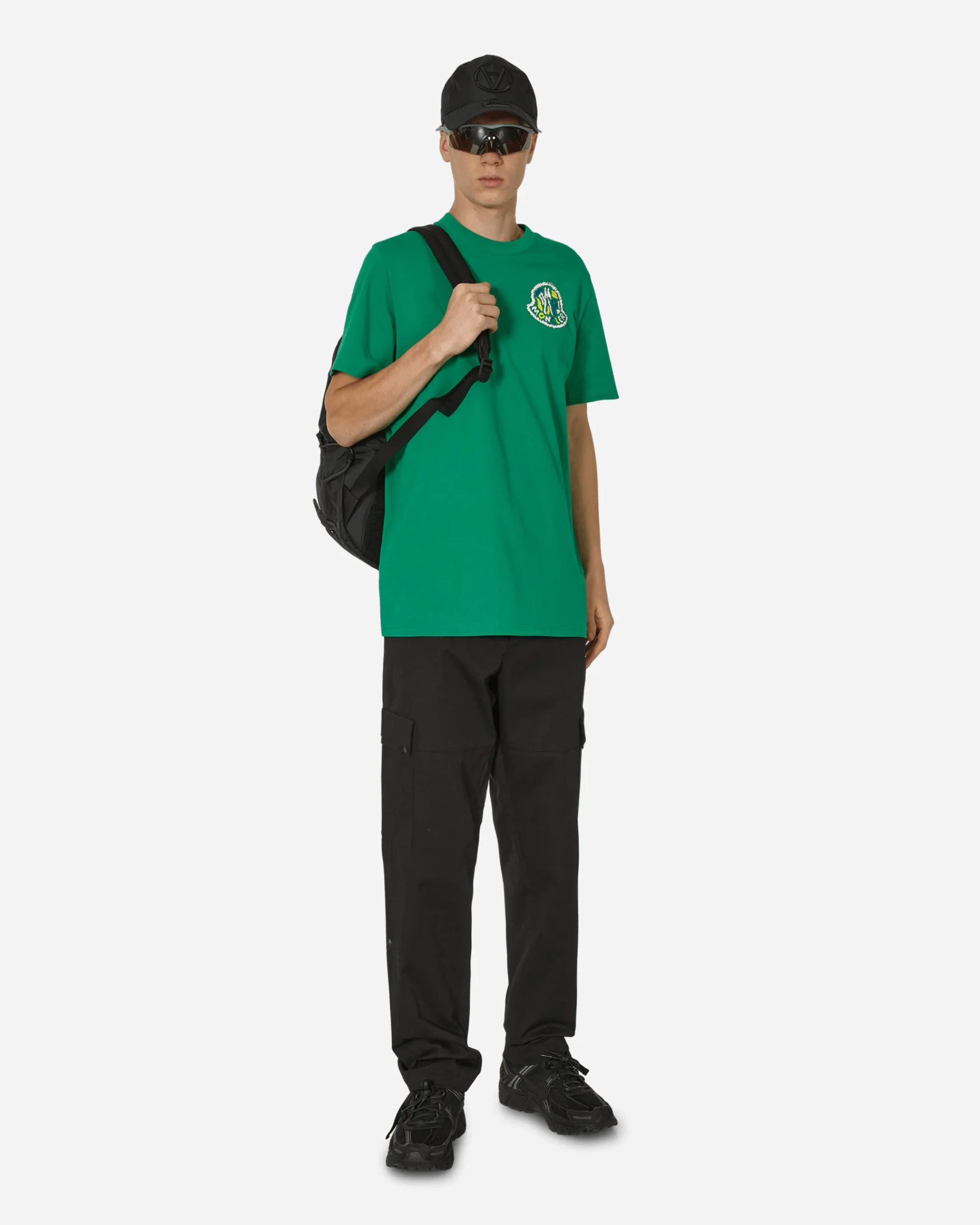 Moncler T-Shirts^Logo T-Shirt Green