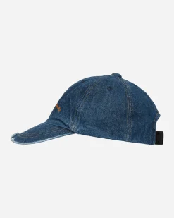 Song for the Mute Hats|Hats^Logo Washed Denim Cap Blue
