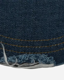 Song for the Mute Hats|Hats^Logo Washed Denim Cap Blue
