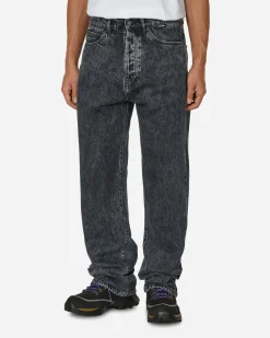 Iuter Pants^Loose Denim Pants Dark Grey
