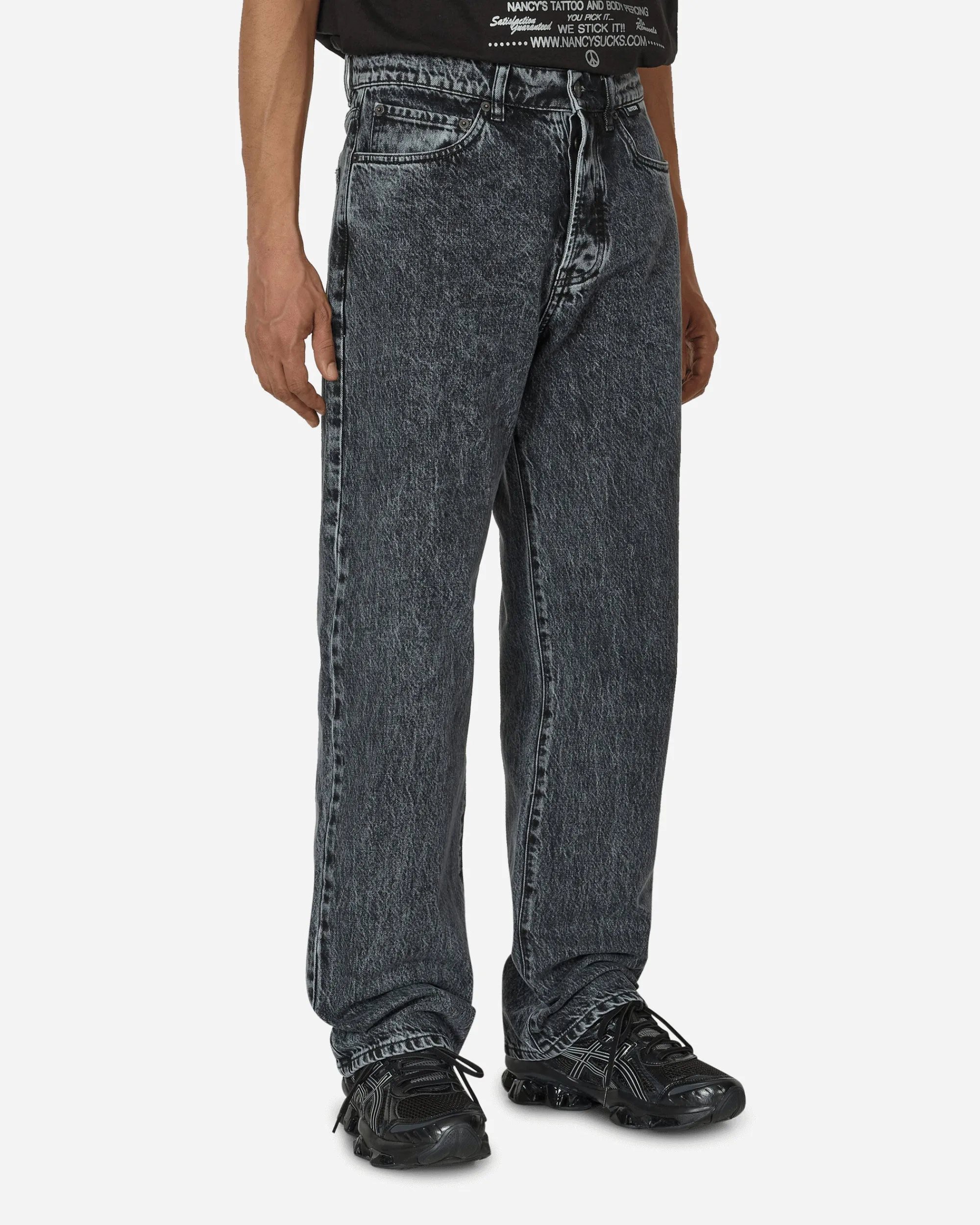 Iuter Pants^Loose Denim Pants Grey