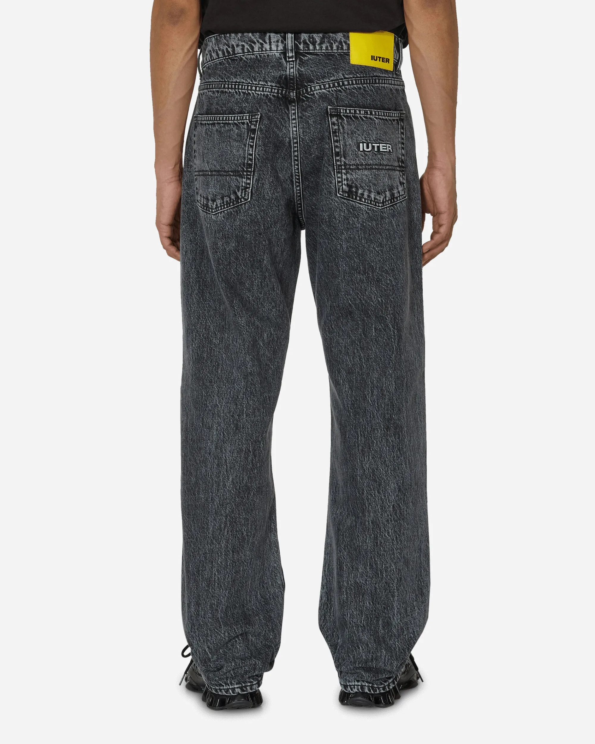 Iuter Pants^Loose Denim Pants Grey