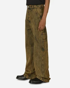 Dries Van Noten Pants^Loose Fit Denim Pants Beige