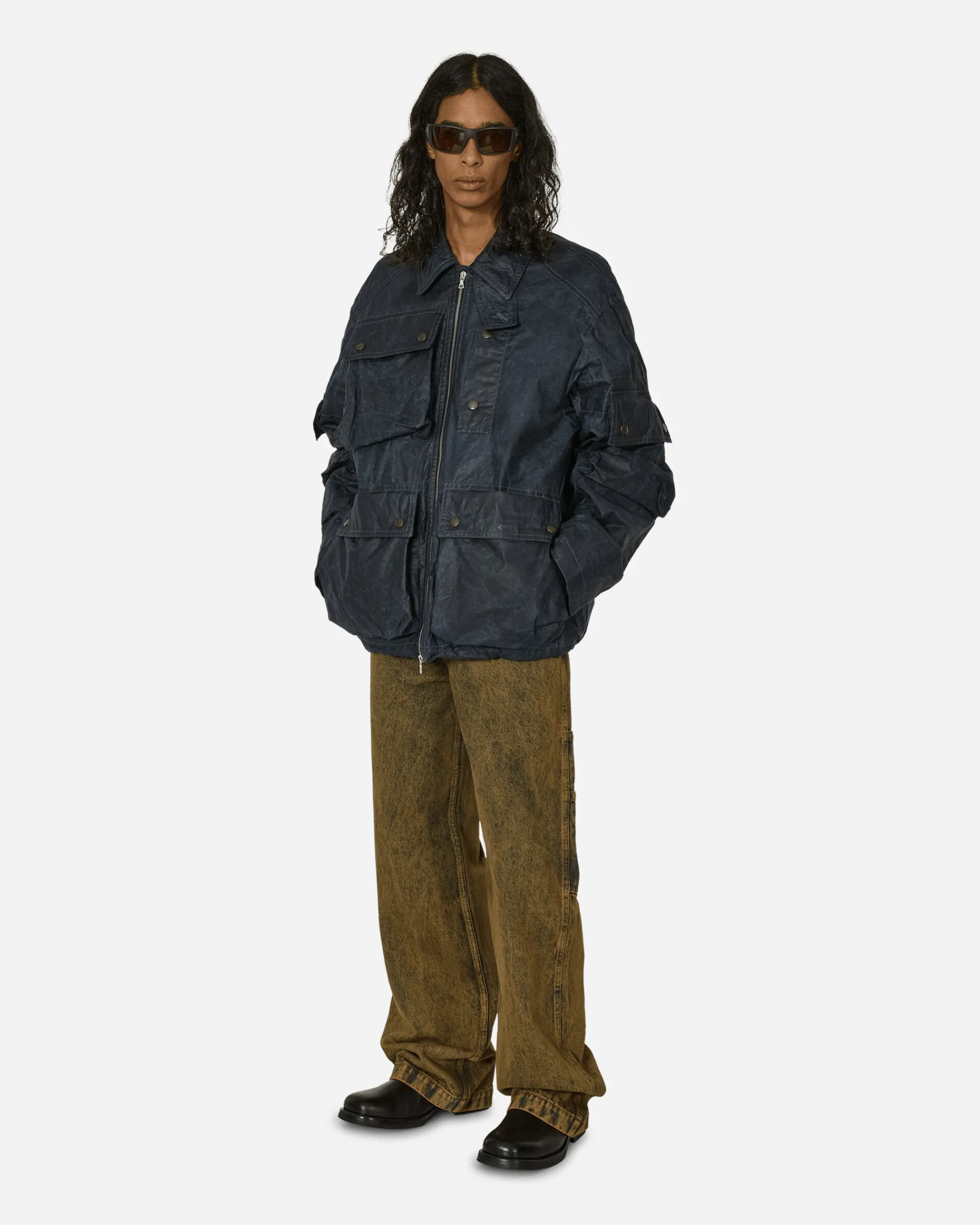 Dries Van Noten Pants^Loose Fit Denim Pants Beige