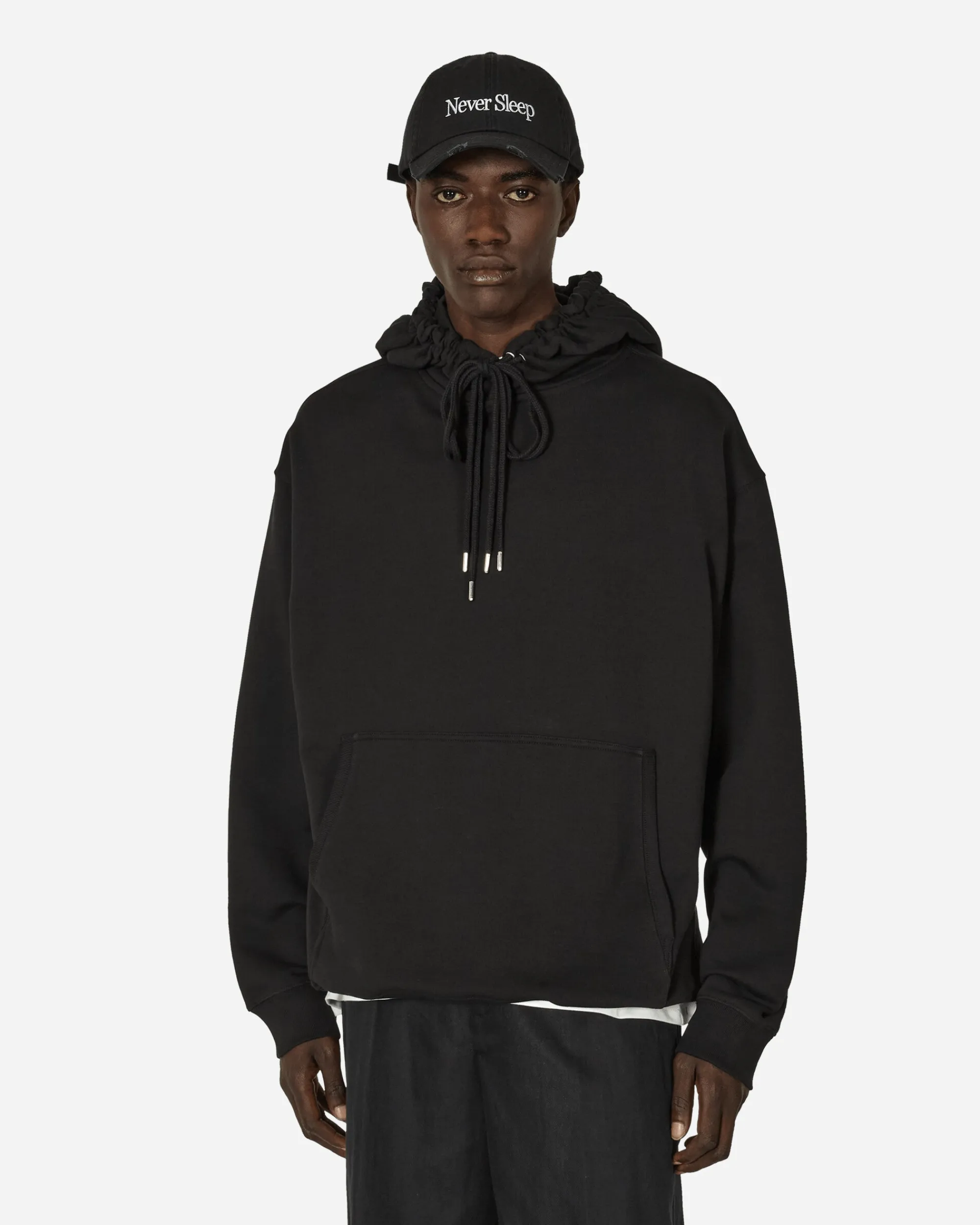 Dries Van Noten Sweatshirts^Loose Fit Hoodie Black