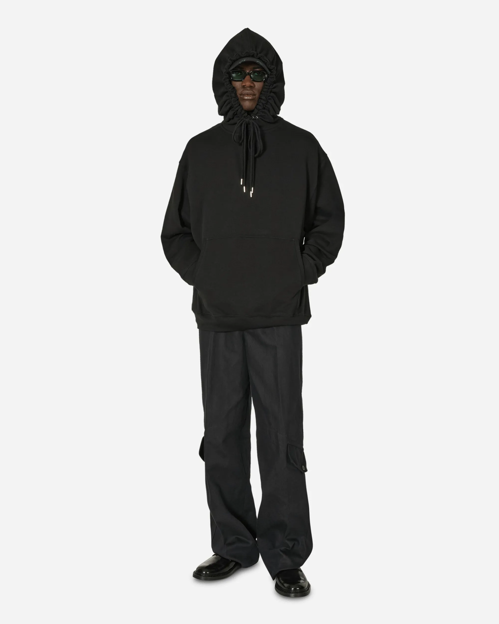 Dries Van Noten Sweatshirts^Loose Fit Hoodie Black
