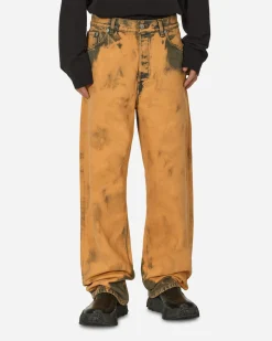 Dries Van Noten Pants^Loose Fit Tie-Dye Jeans Light Rust