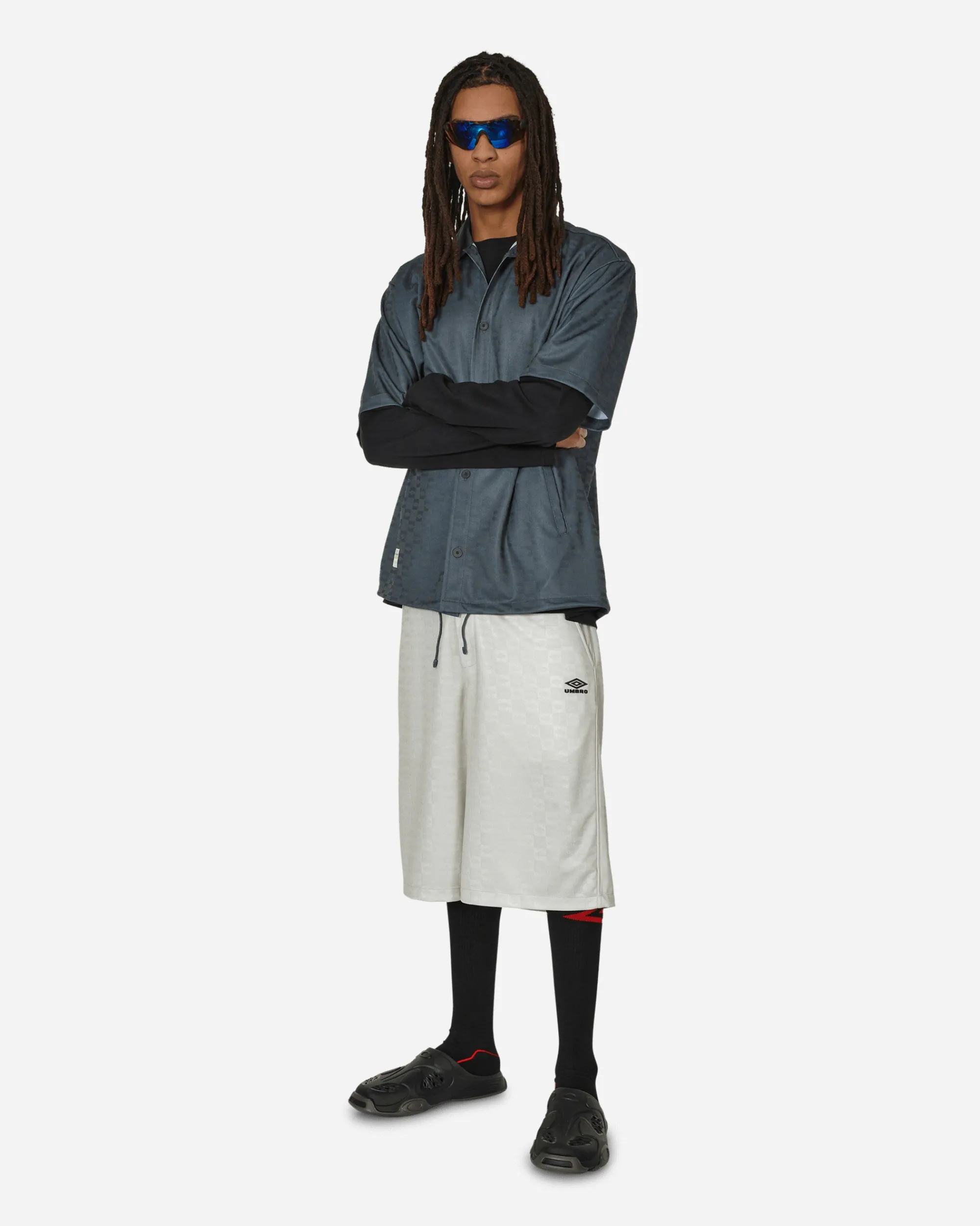 Umbro Shorts^Loose Jacquard Shorts Tidal Foam