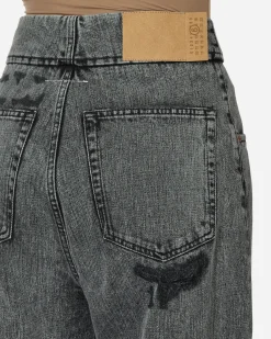 MM6 Maison Margiela Pants^Loose-Fit Denim Trousers Black