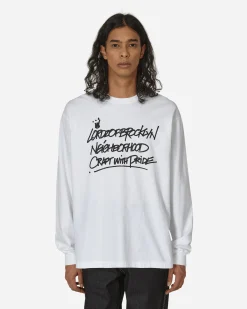 Neighborhood T-Shirts^Lordz Of Brooklyn LS-1 Longsleeve T-Shirt White