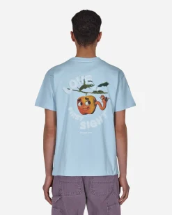 Sky High Farm T-Shirts^Love At First Sight T-Shirt Blue