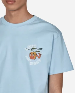 Sky High Farm T-Shirts^Love At First Sight T-Shirt Blue