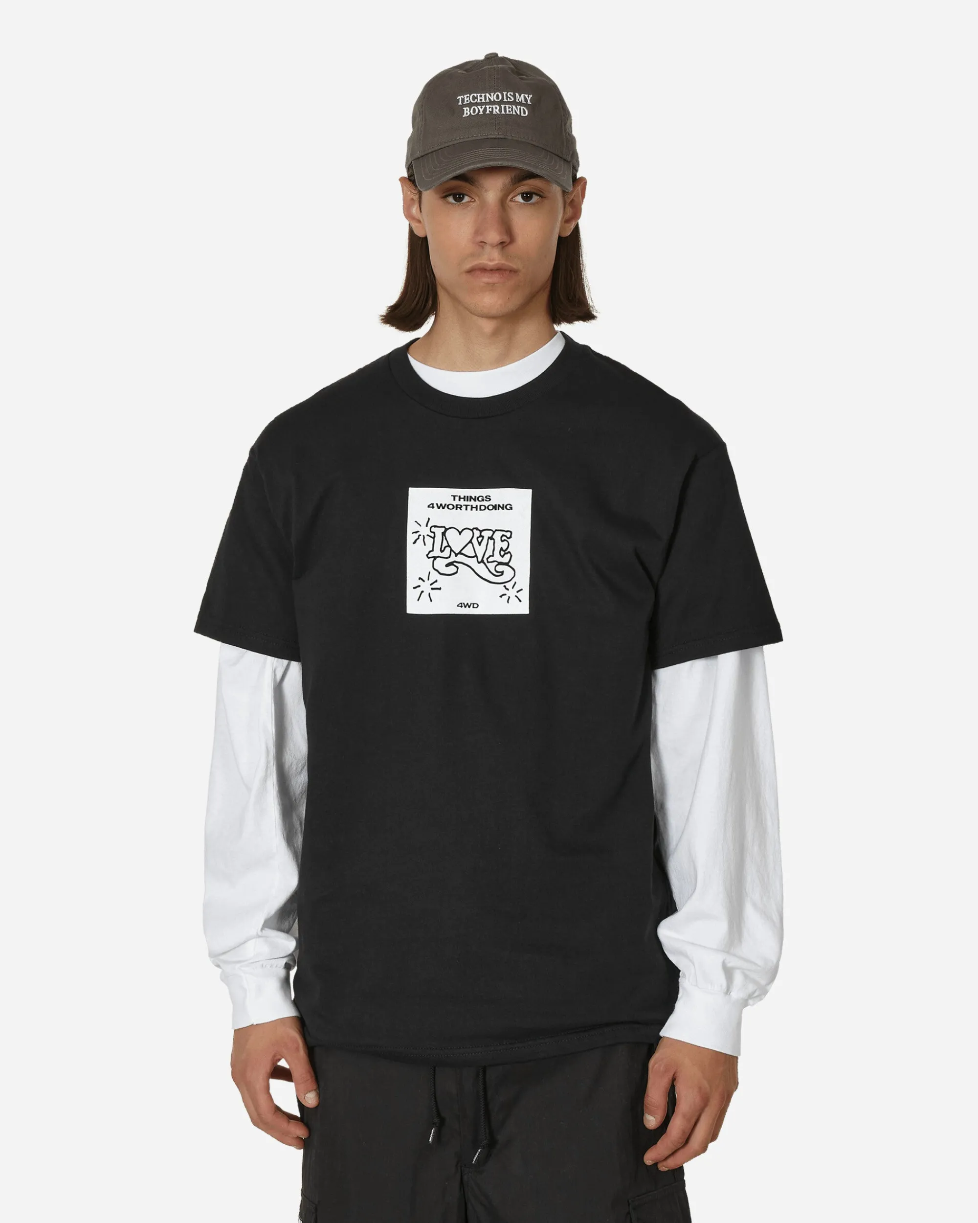 4 Worth Doing T-Shirts^Love T-Shirt Black