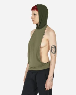 Mainline:RUS/Fr.CA/DE T-Shirts^Low Open-Back Tank Top Green