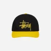 Stüssy Hats|Hats^Low Profile Big Basic Cap Black / Gold