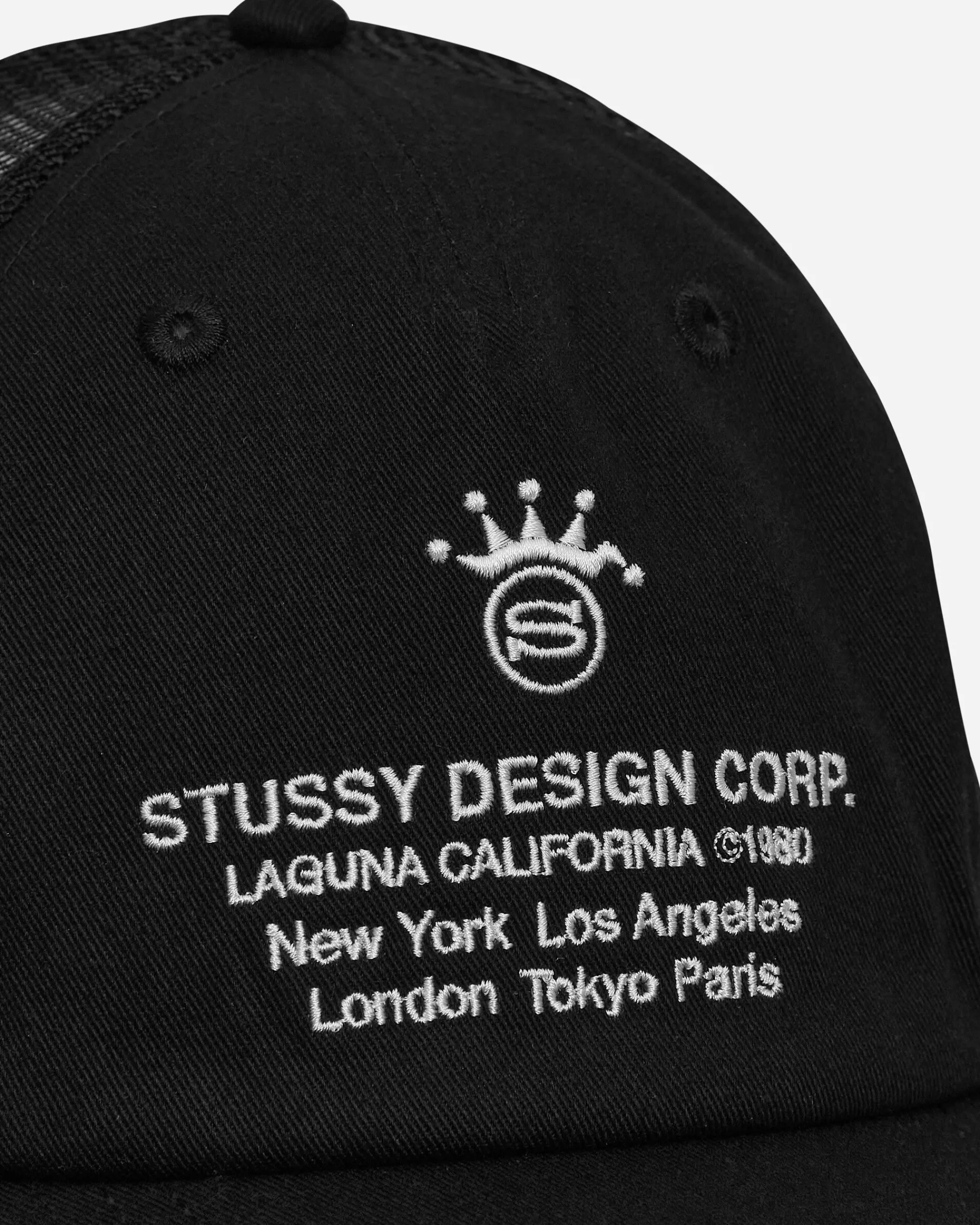 Stüssy Hats|Hats^LP Design Crop Trucker Cap Black