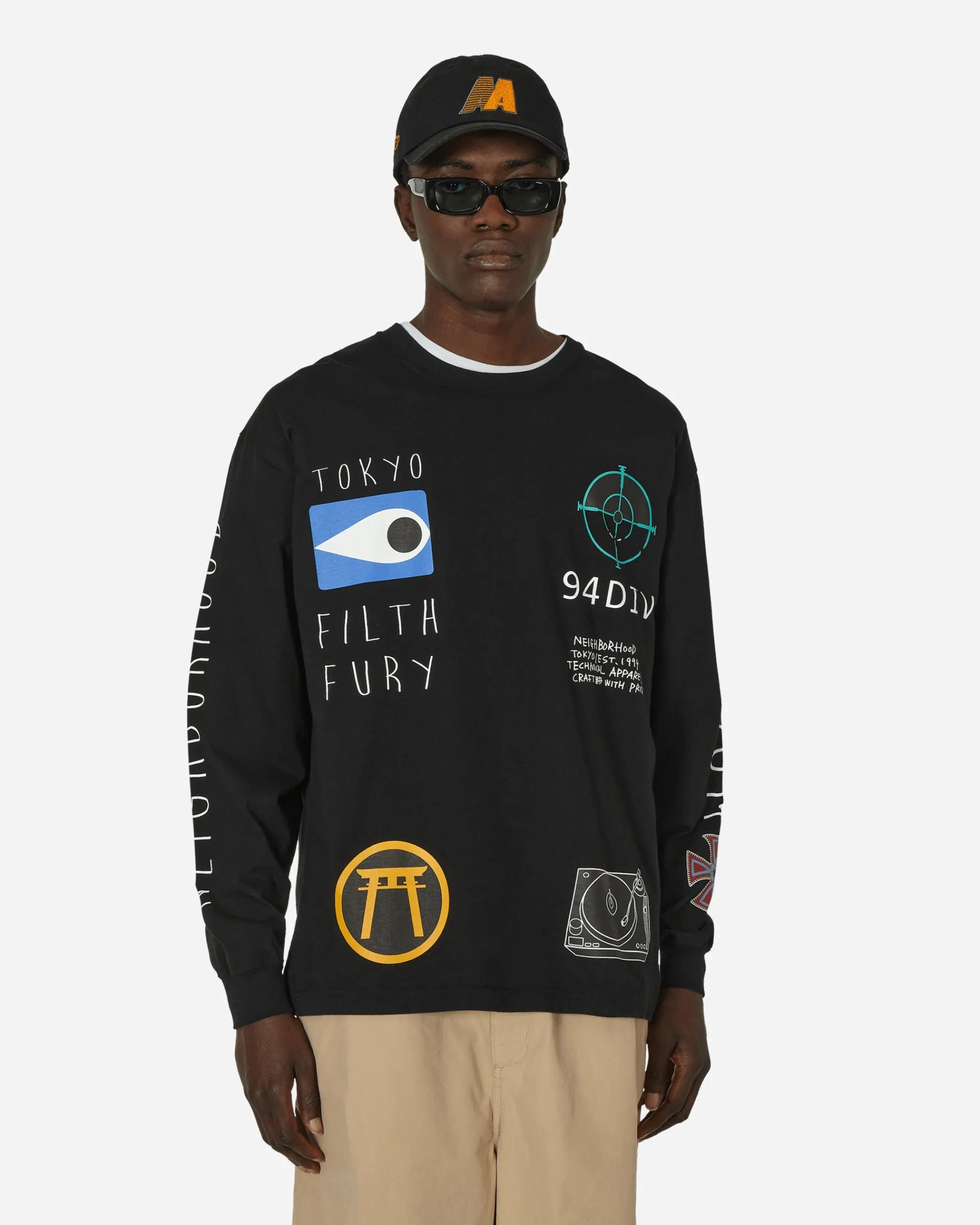 Neighborhood T-Shirts^LS-10 Longsleeve T-Shirt Black
