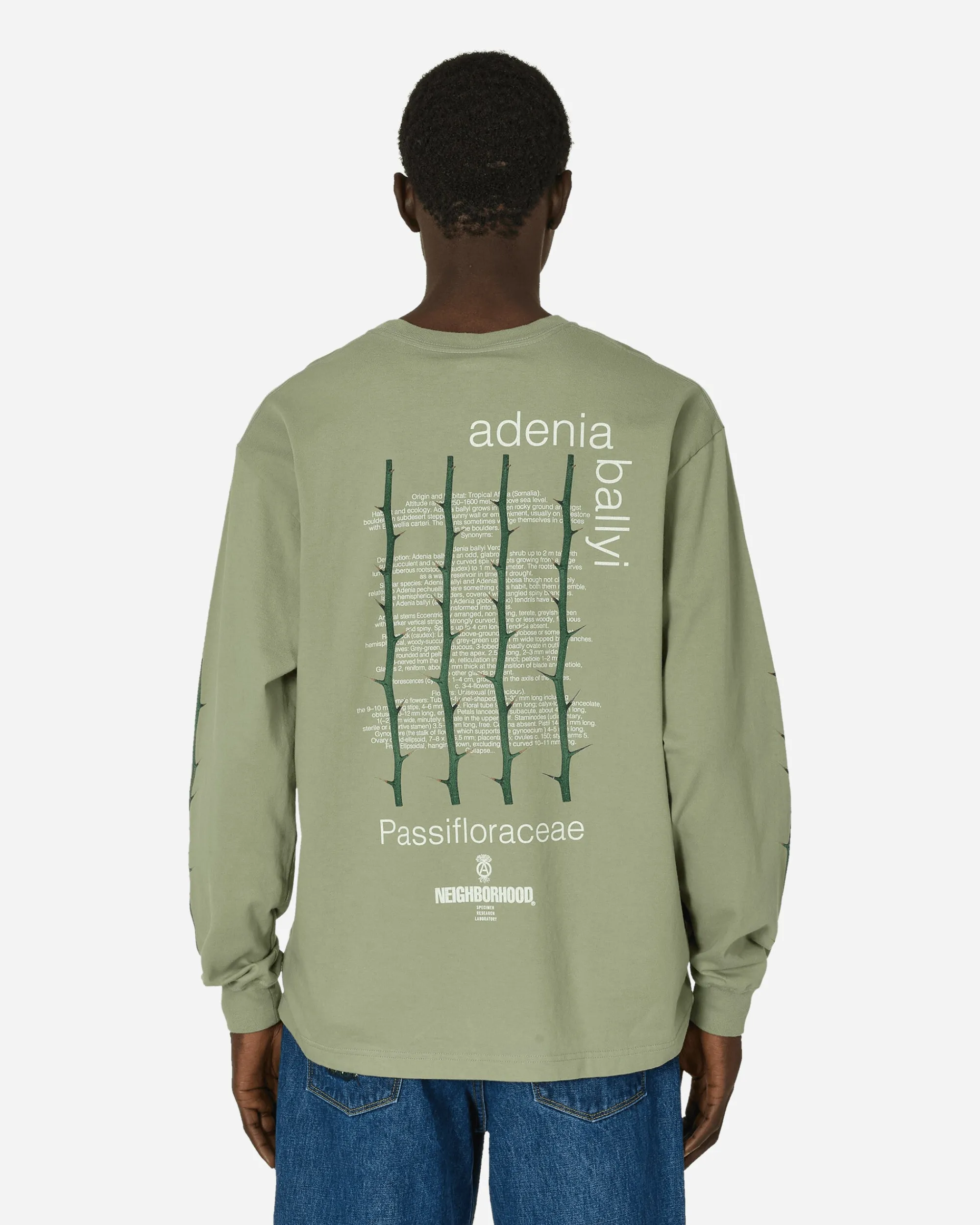 Neighborhood T-Shirts^LS-1 Longsleeve T-Shirt Sage Green