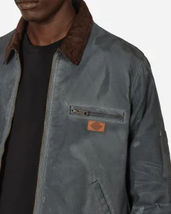 Dickies Coats And Jackets^Lucas Waxed Zip Jacket Charcoal