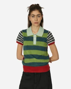 Brain Dead T-Shirts^Lulu Polo Shirt Green