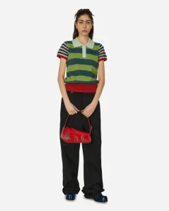Brain Dead T-Shirts^Lulu Polo Shirt Green