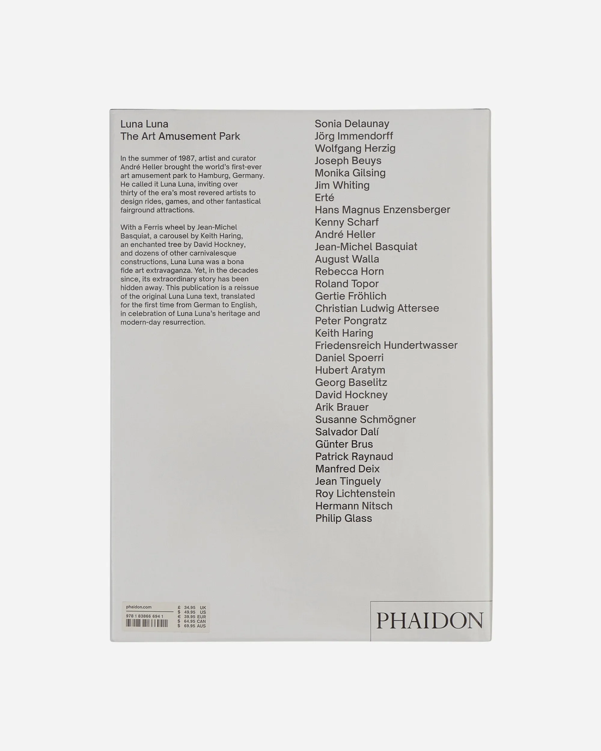 Phaidon Books Books^Luna Luna: The Art Amusement Park Book