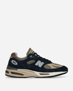 New Balance Sneakers·Low|Sneakers^Made in UK 991v2 Sneakers After Midnight / Sepia Tint / Plaza Taupe