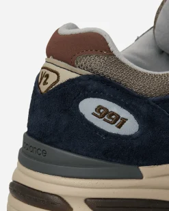 New Balance Sneakers·Low|Sneakers^Made in UK 991v2 Sneakers After Midnight / Sepia Tint / Plaza Taupe