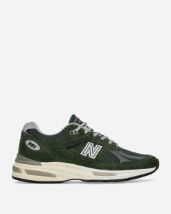 New Balance Sneakers·Low|Sneakers^MADE in UK 991v2 Sneakers Kombu Green / Black Forest / Smoked Pearl