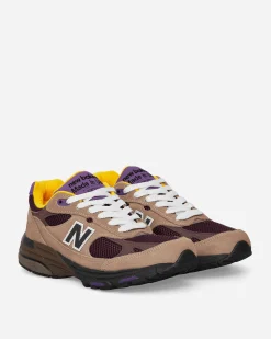 New Balance Sneakers·Low|Sneakers^Made in USA 993 Sneakers Mushroom / Midnight Violet