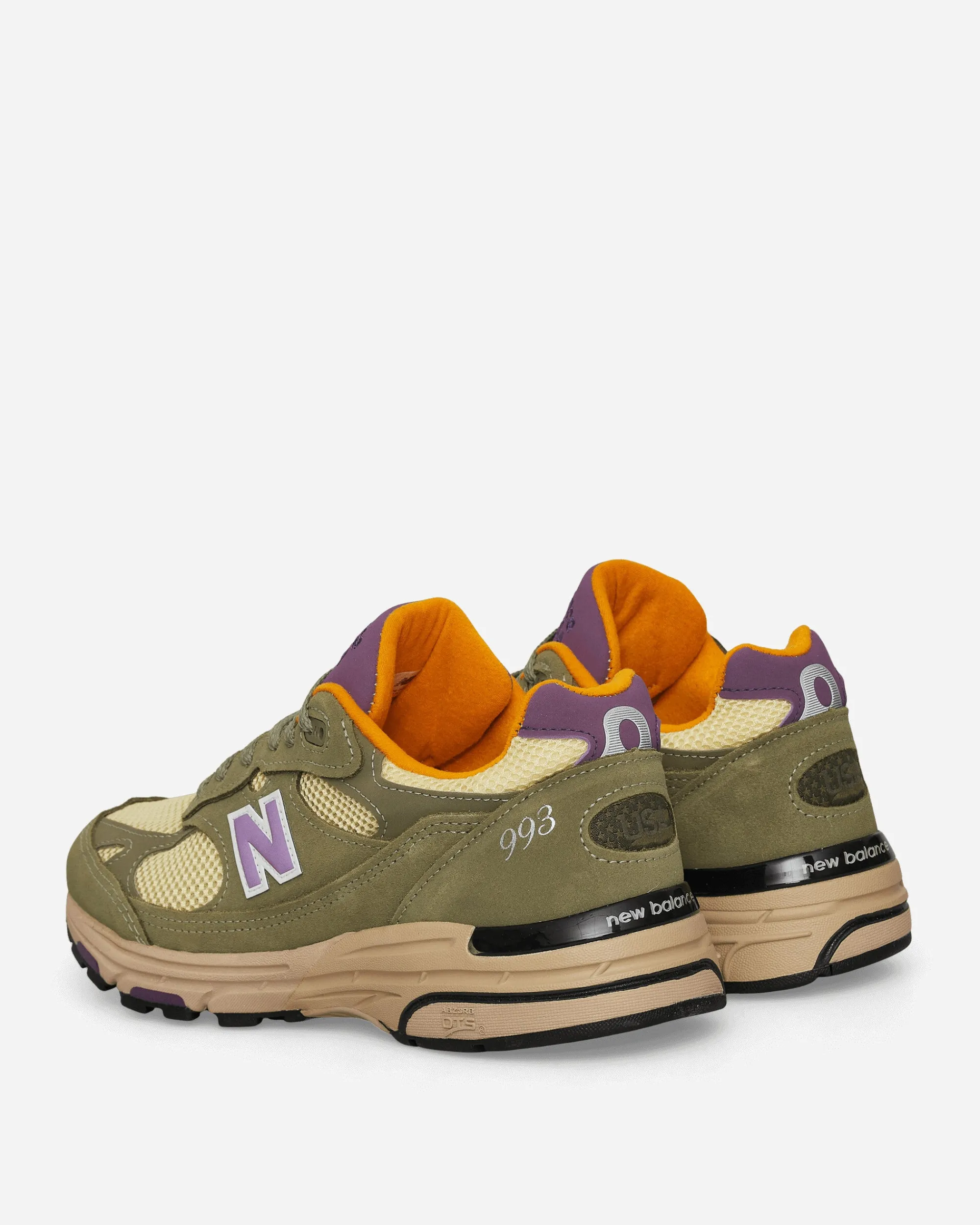 New Balance Sneakers·Low|Sneakers^Made in USA 993 Sneakers Olive Leaf / Maize