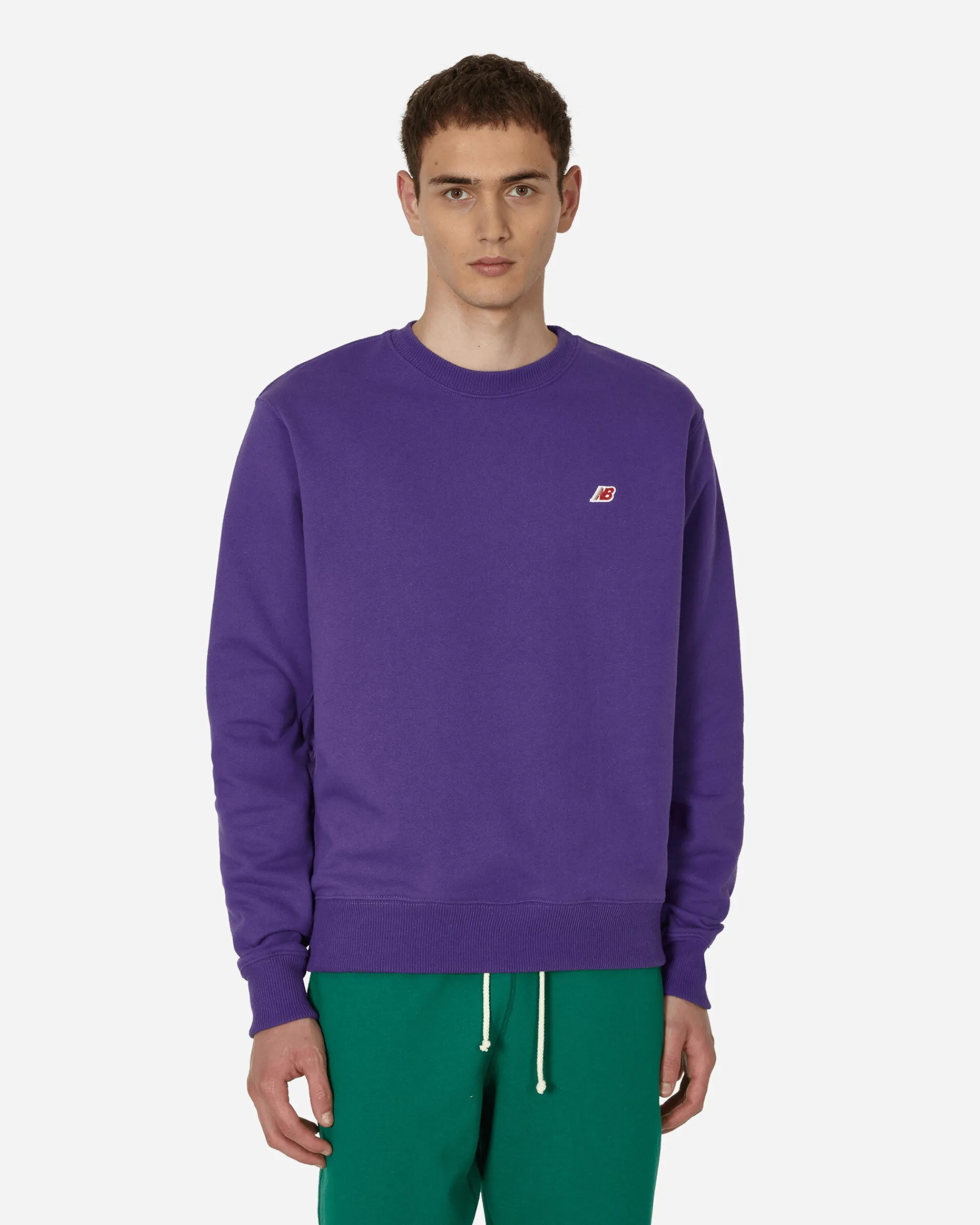 New Balance Sweatshirts^MADE in USA Core Crewneck Sweatshirt Prism Purple