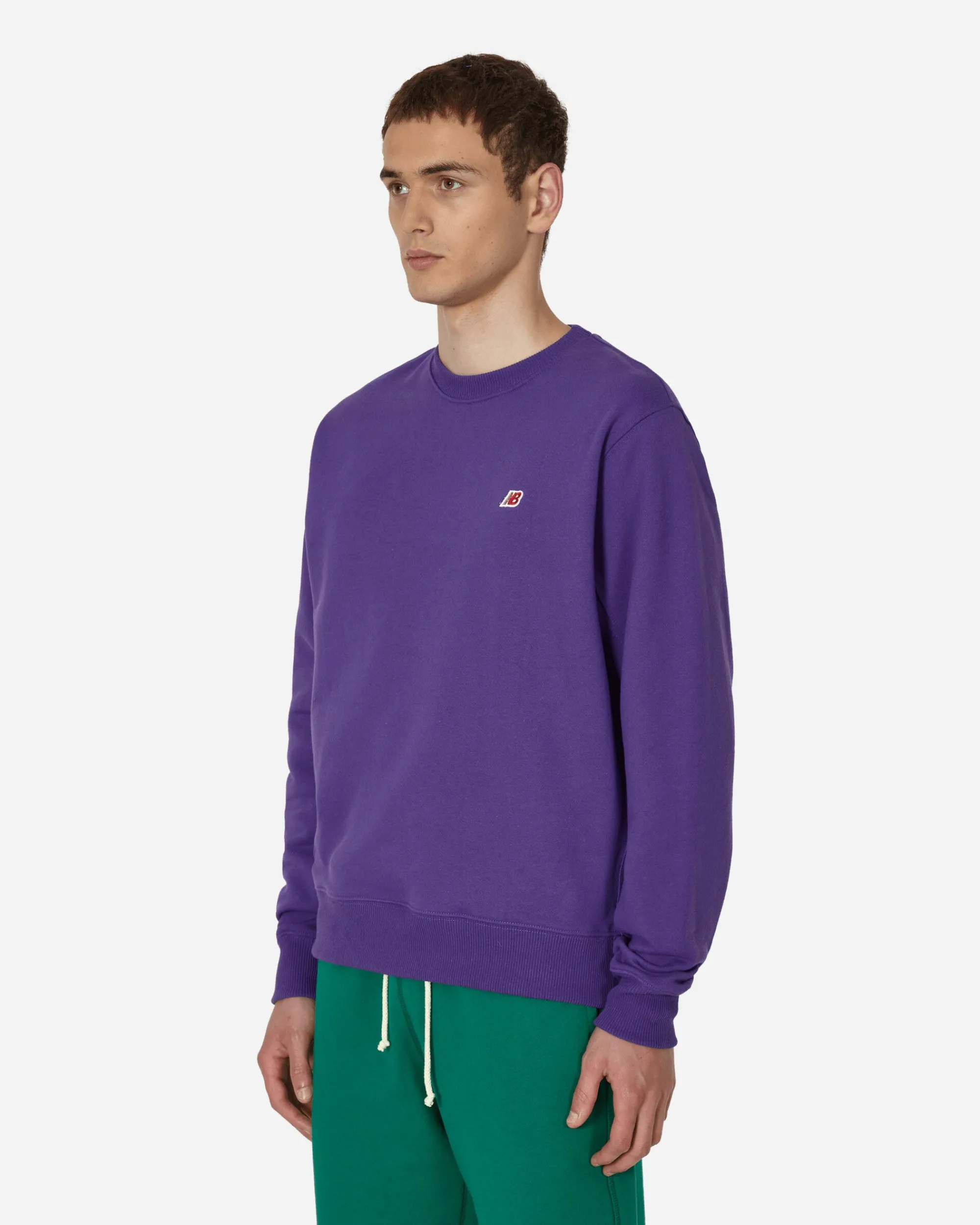 New Balance Sweatshirts^MADE in USA Core Crewneck Sweatshirt Prism Purple