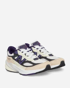 New Balance Sneakers·Low|Sneakers^Made in USA 990v6 Sneakers White / Black Plum / Phantom