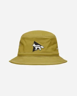 and wander Hats|Hats^Maison Kitsuné Nylon Hat Green