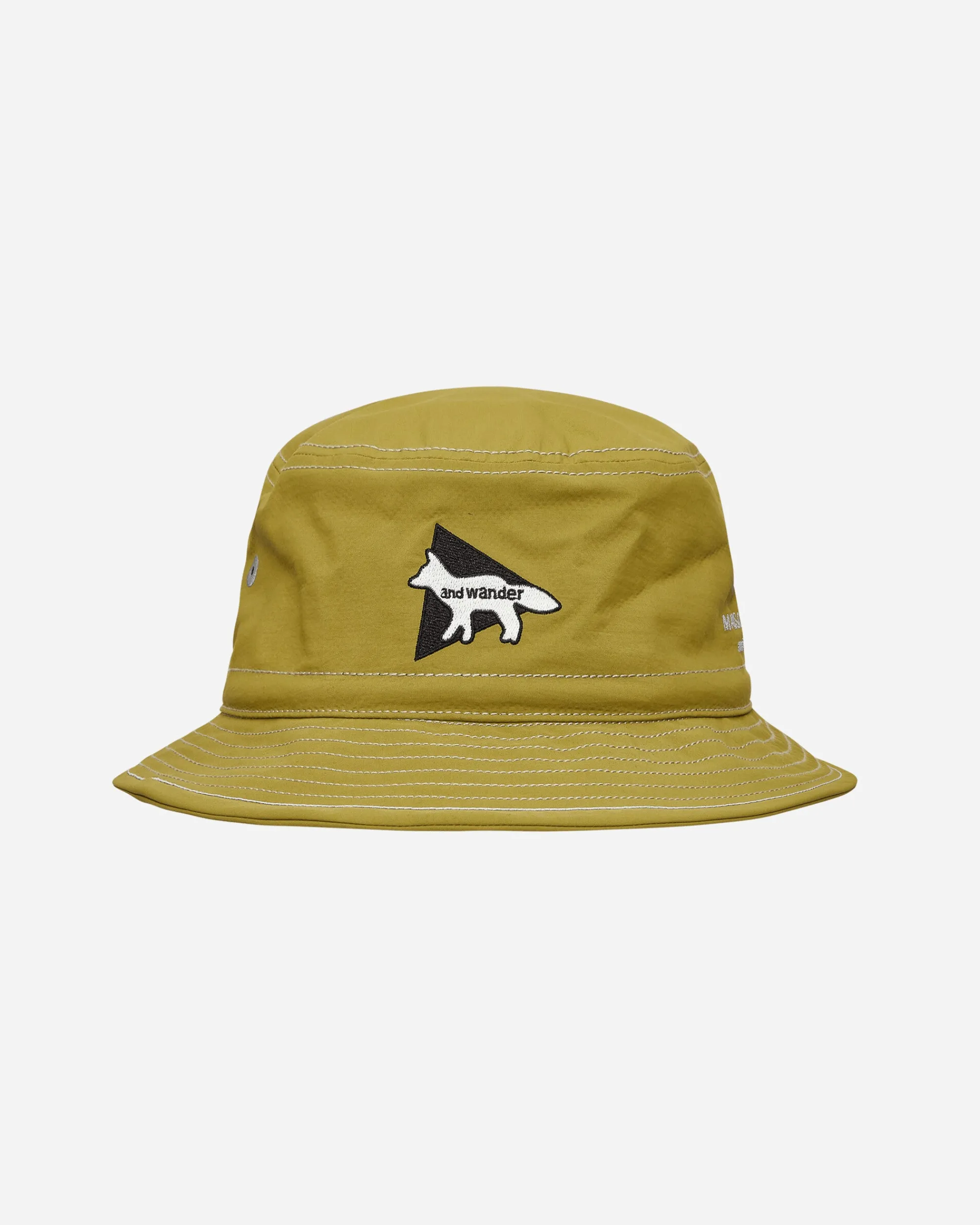 and wander Hats|Hats^Maison Kitsuné Nylon Hat Green