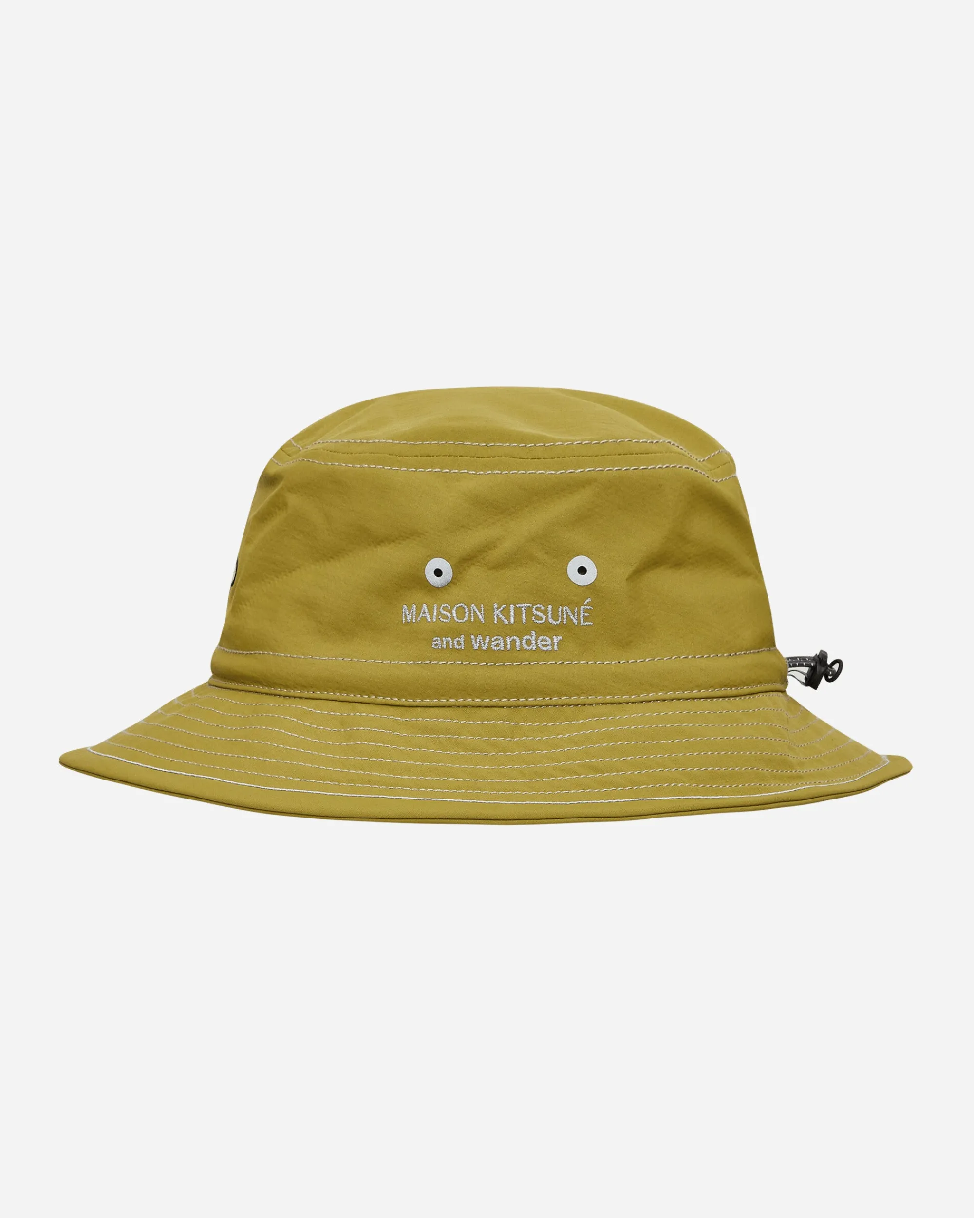 and wander Hats|Hats^Maison Kitsuné Nylon Hat Green