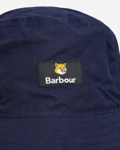 Barbour Hats|Hats^Maison Kitsuné Reversible Bucket Hat Dark Navy
