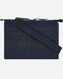 and wander Bags And Backpacks|Bags And Backpacks^Maison Kitsuné Sacoche Navy