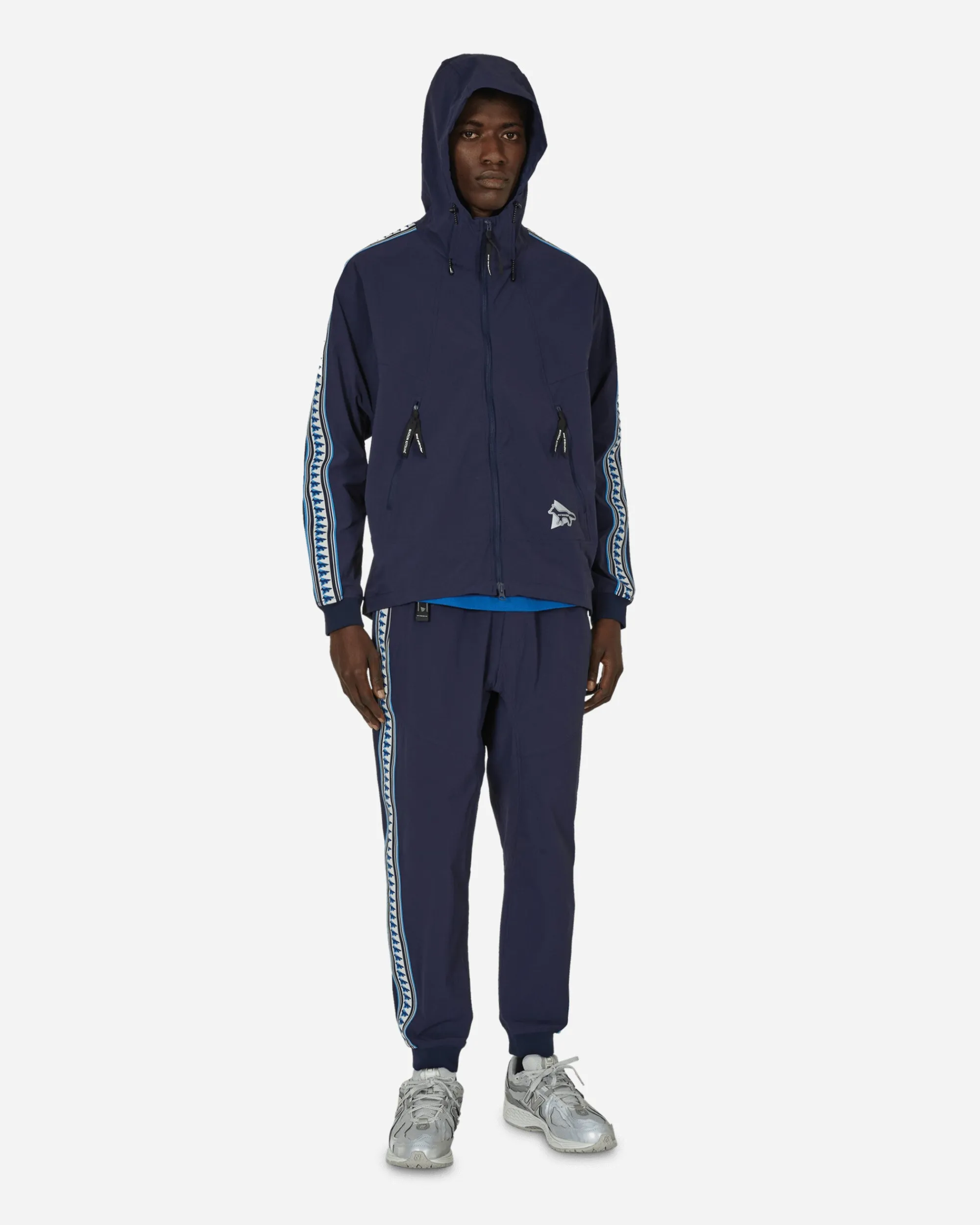 and wander Coats And Jackets^Maison Kitsuné Trak Hoodie Navy
