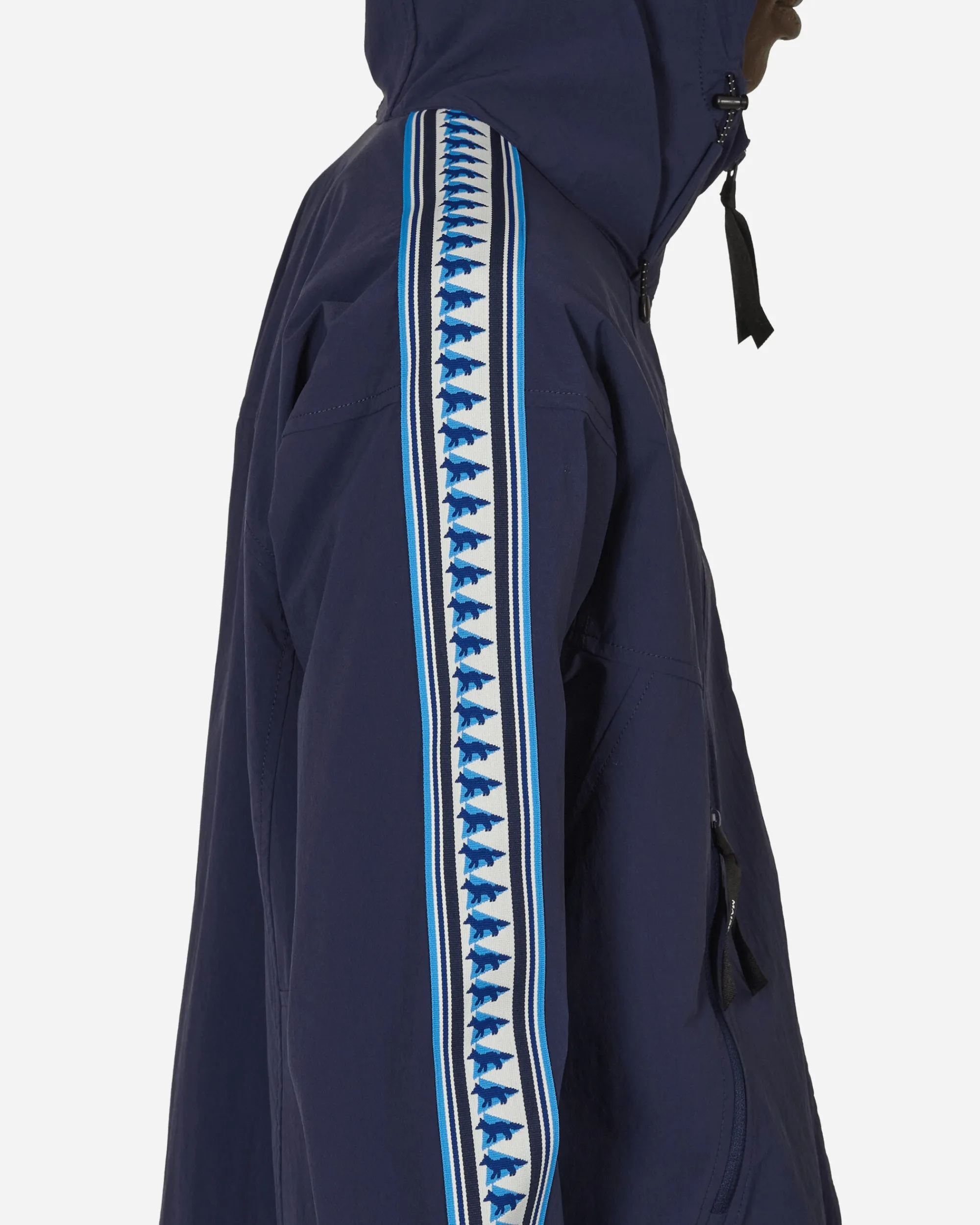 and wander Coats And Jackets^Maison Kitsuné Trak Hoodie Navy