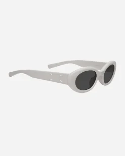 Gentle Monster Eyewear|Eyewear^Maison Margiela MM107 Leather LIV1 Sunglasses Ivory