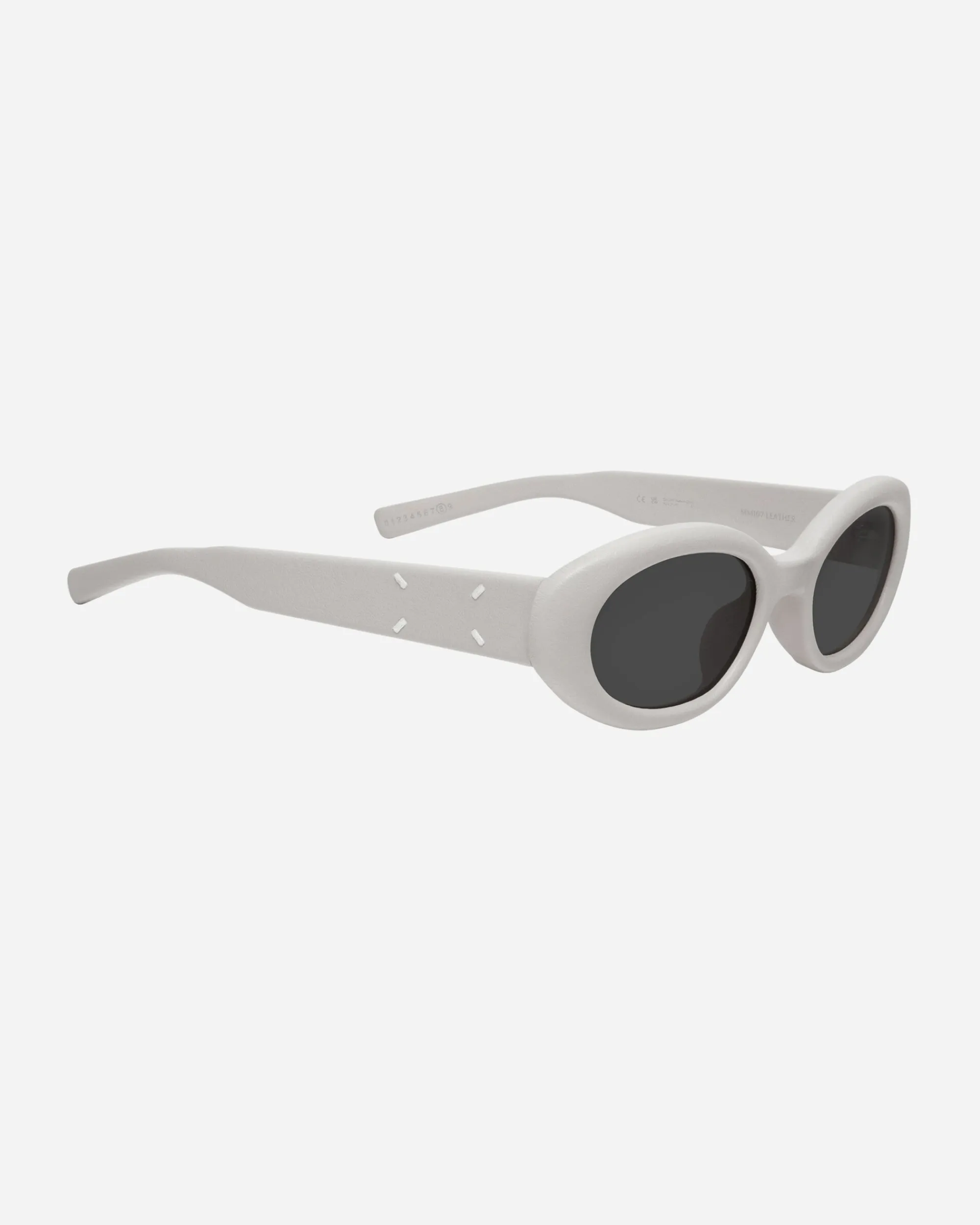 Gentle Monster Eyewear|Eyewear^Maison Margiela MM107 Leather LIV1 Sunglasses Ivory