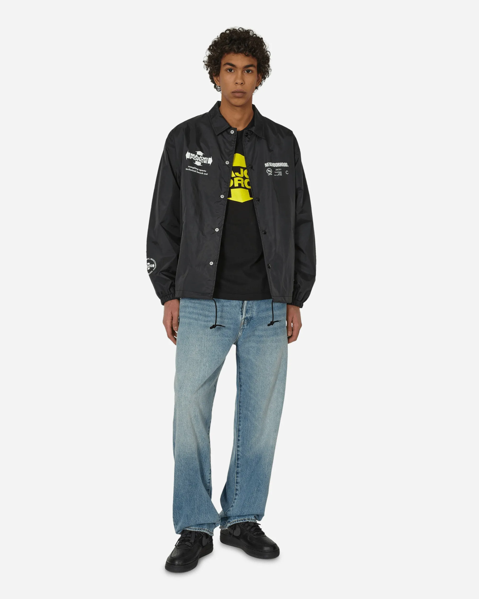 Neighborhood Sweatshirts^Major Force Crewneck Sweatshirt Black