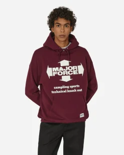 Neighborhood Sweatshirts^Major Force Hoodie Burgundy